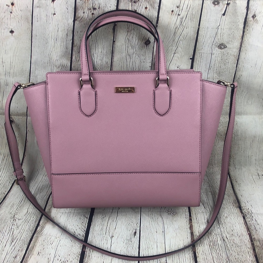 Kate Spade Laurel Way Handbag In Dusty Peony - Picture 2 of 6